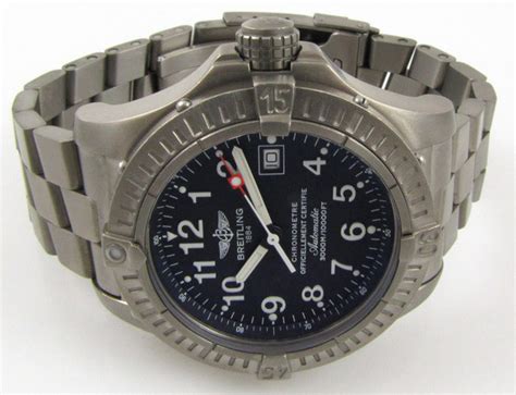 breitling professional titanium bracelet|Breitling titanium seawolf.